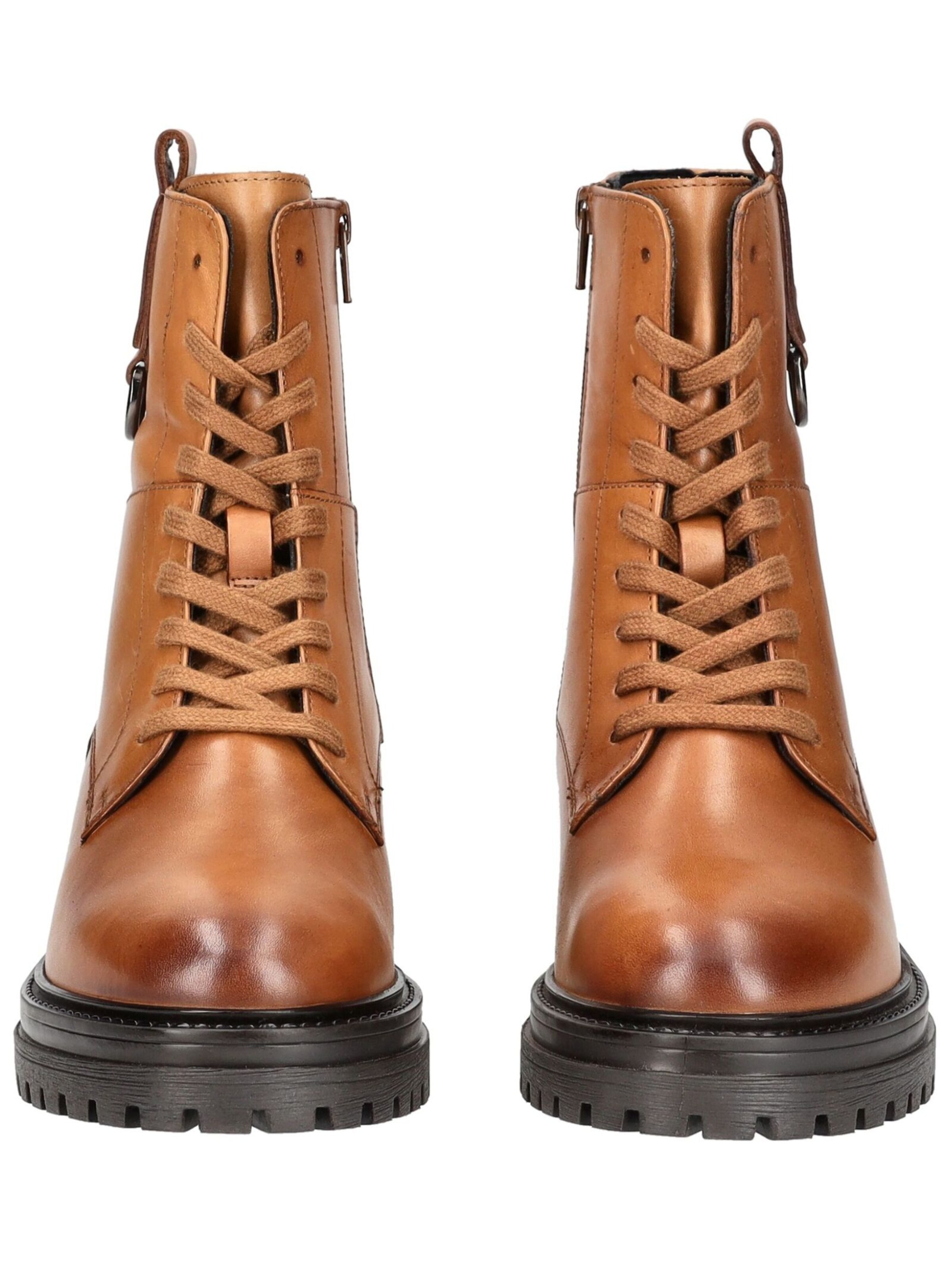 GEOX Schnürstiefelette in Braun