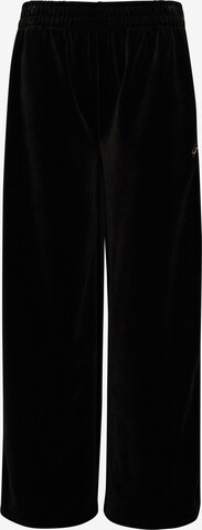 Superdry Zvonové kalhoty Kalhoty – černá: přední strana