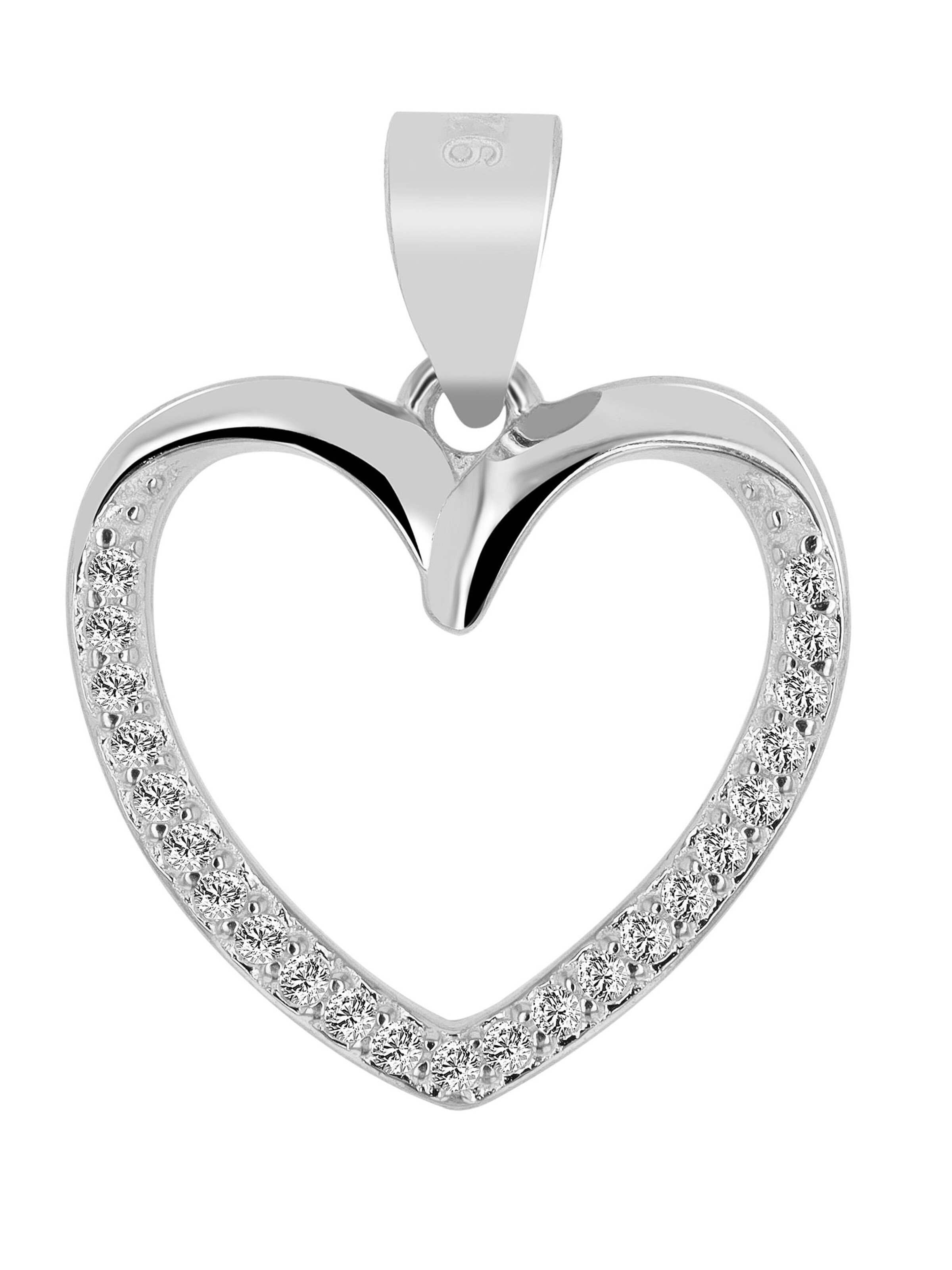 Akzent Pendant 'Xana, 925 Sterlingsilber, langlebig' in Silver: front