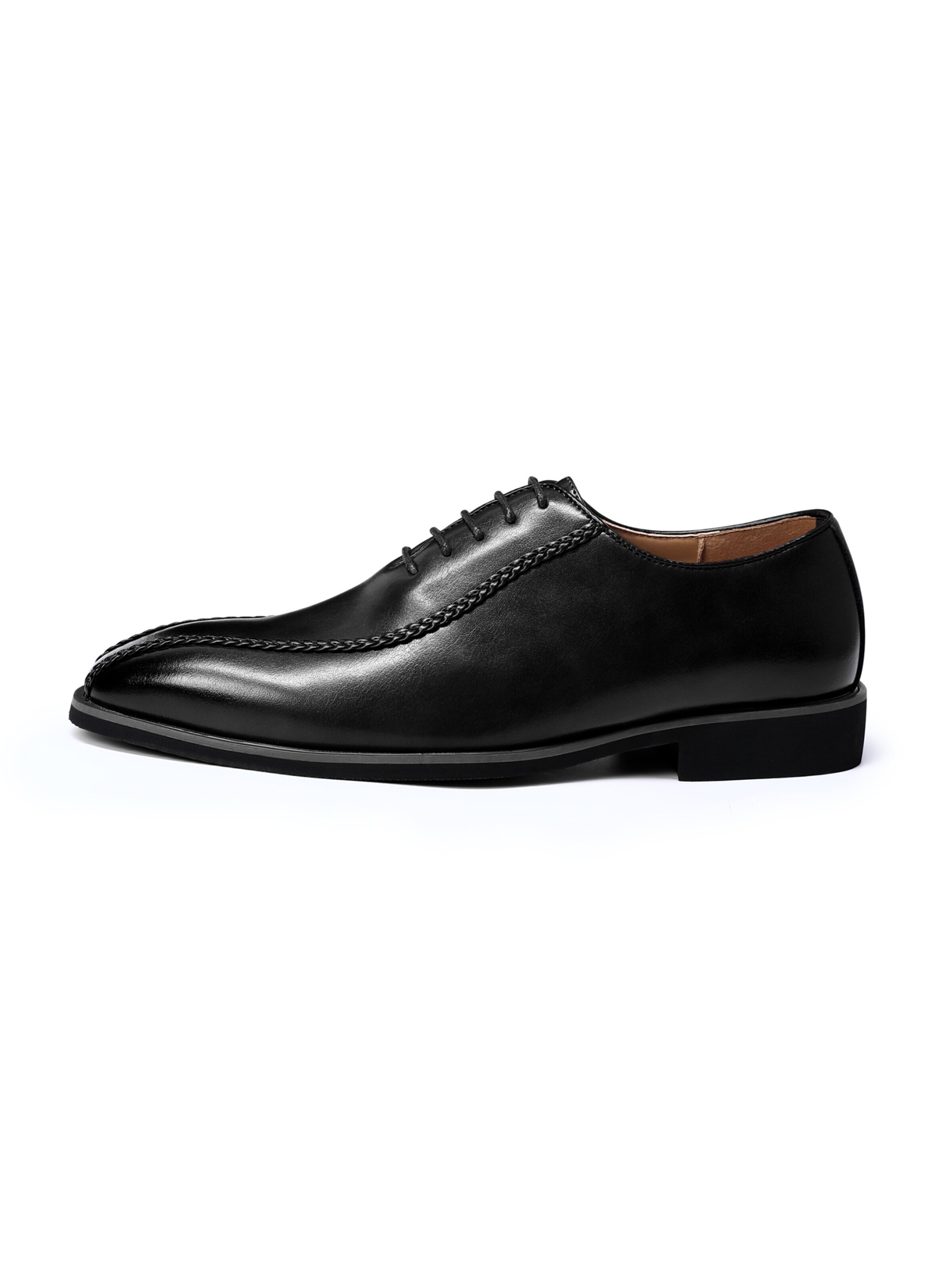 ALLTHEMEN Lace-Up Shoes 'Morgenlicht' in Black