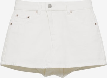 Pull&Bear Sukňa - Biela: predná strana