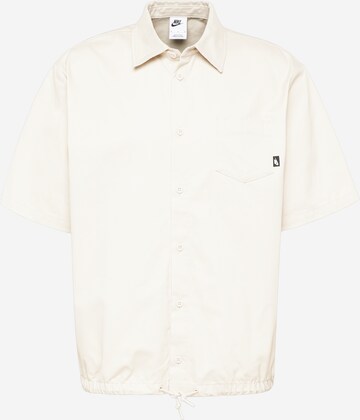 Chemise Nike Sportswear en blanc : devant