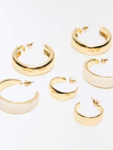 Bershka Earrings in Gold