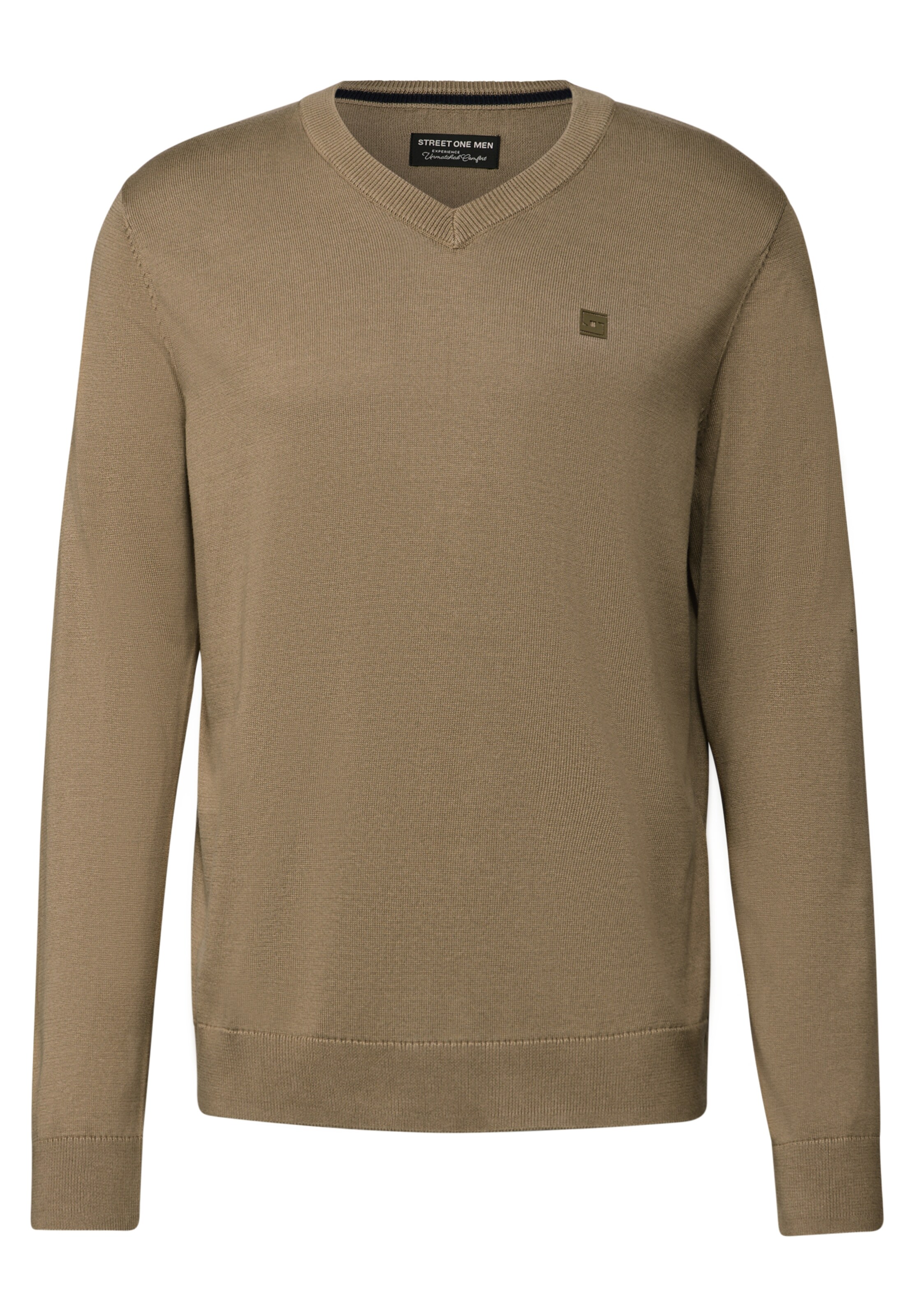 Street One MEN Sweater in Brown: front