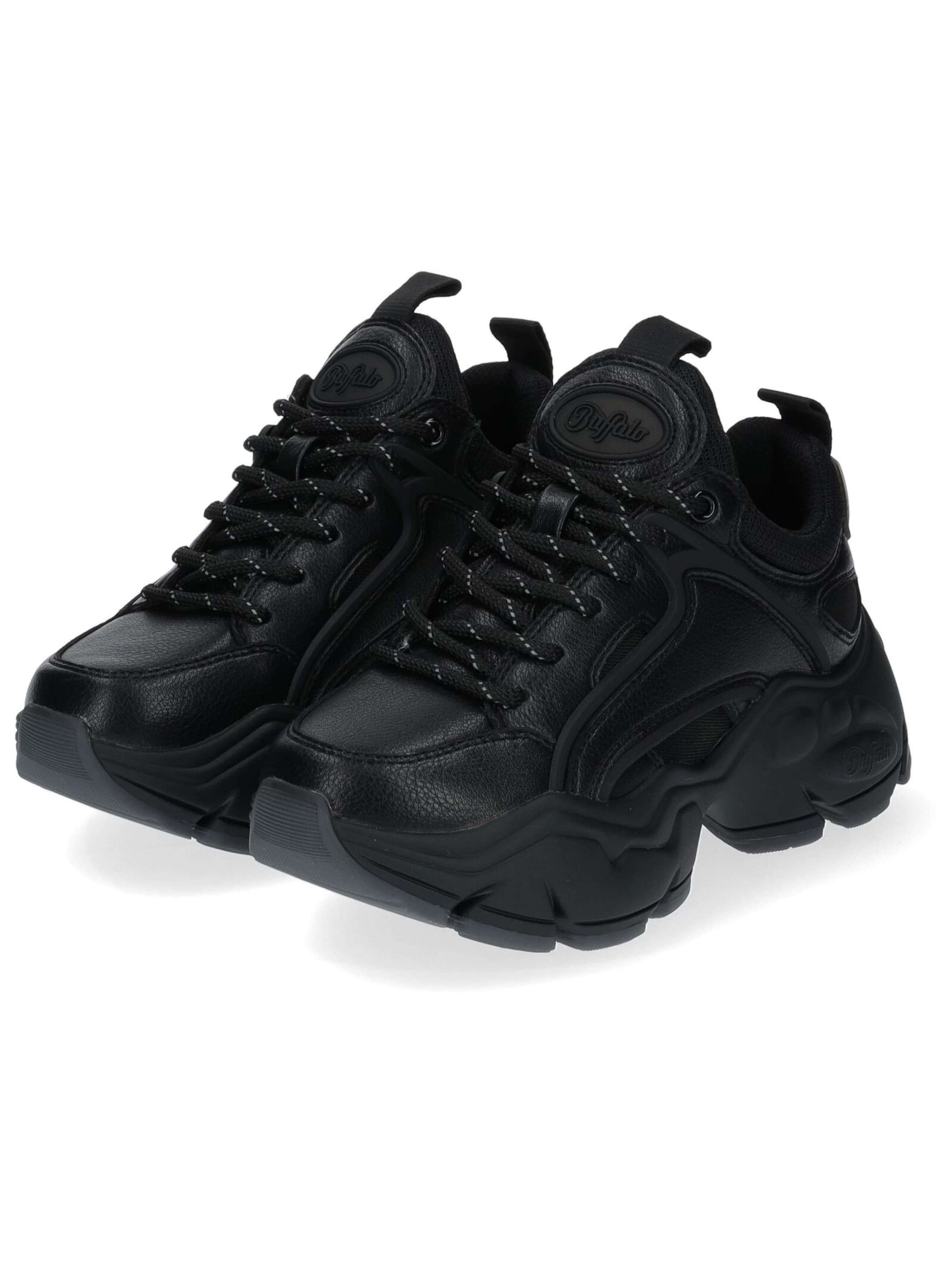 BUFFALO Matalavartiset tennarit 'Binary C' värissä musta