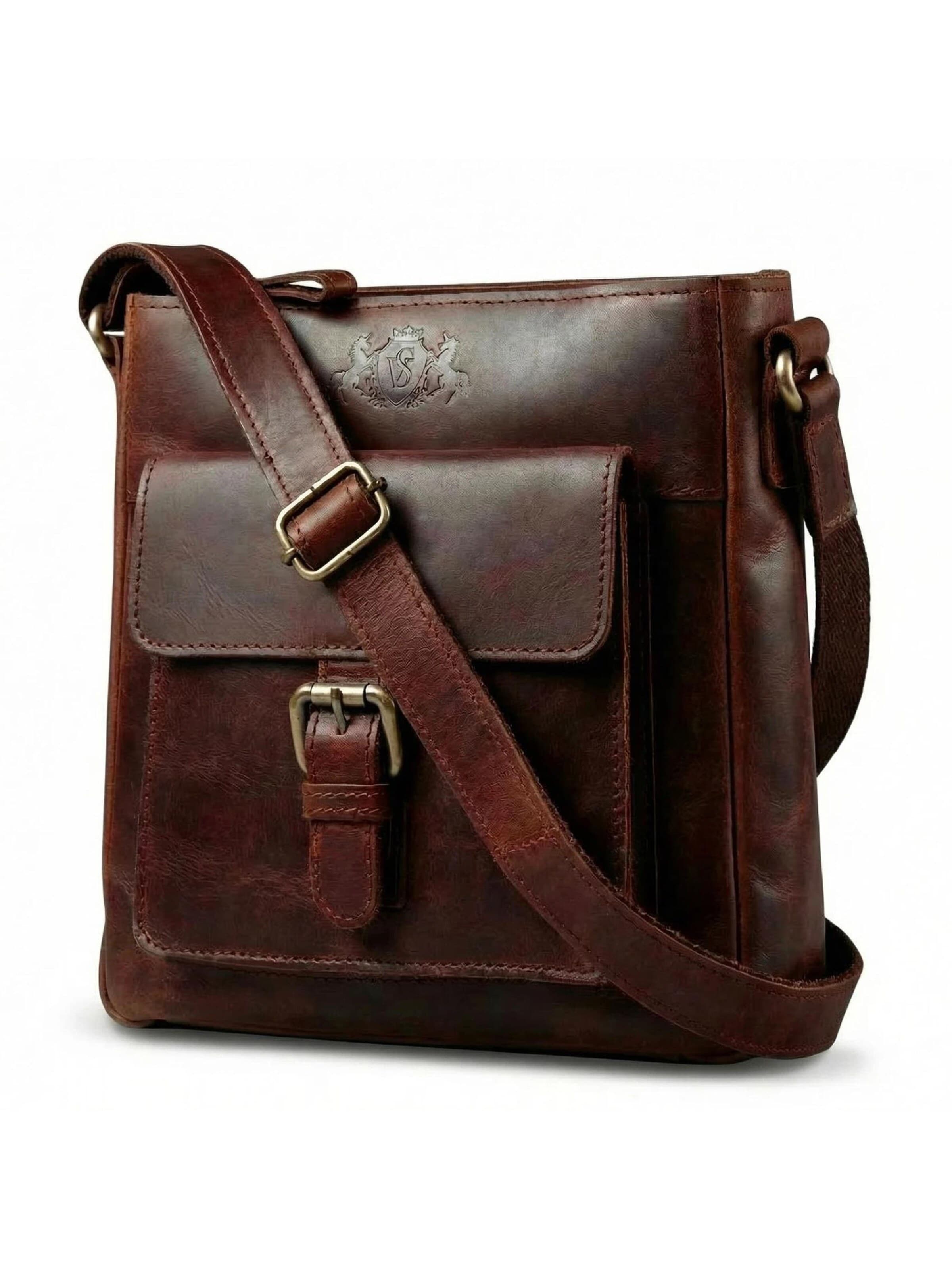 SID & VAIN Crossbody Bag in Brown