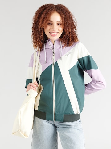 Iriedaily Toiminnallinen takki 'Puzzled' värissä vihreä: etupuoli