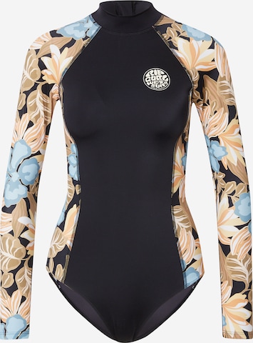 Maillot de bain 'RASH' RIP CURL en noir : devant