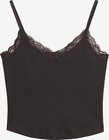 Superdry Top 'Essentials' in Zwart: voorkant