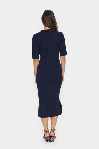 SAINT TROPEZ Knit dress 'Juanna' in Blue