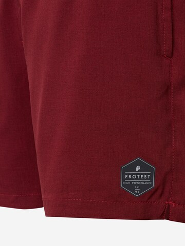 PROTEST Board Shorts 'Davey' in Red