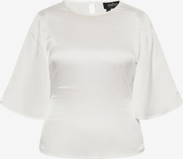 Camicia da donna di usha BLACK LABEL in bianco: frontale