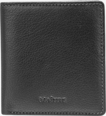 Maître Portemonnee 'Barford Habert' in Zwart: voorkant