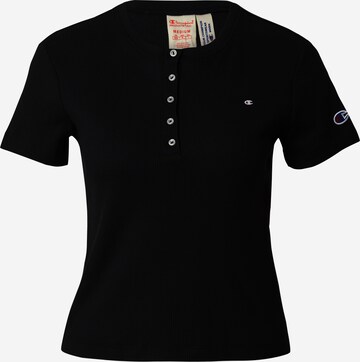 T-shirt Champion Authentic Athletic Apparel en noir : devant