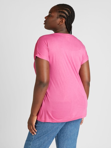 ONLY Carmakoma - Camisa 'KETTY' em rosa