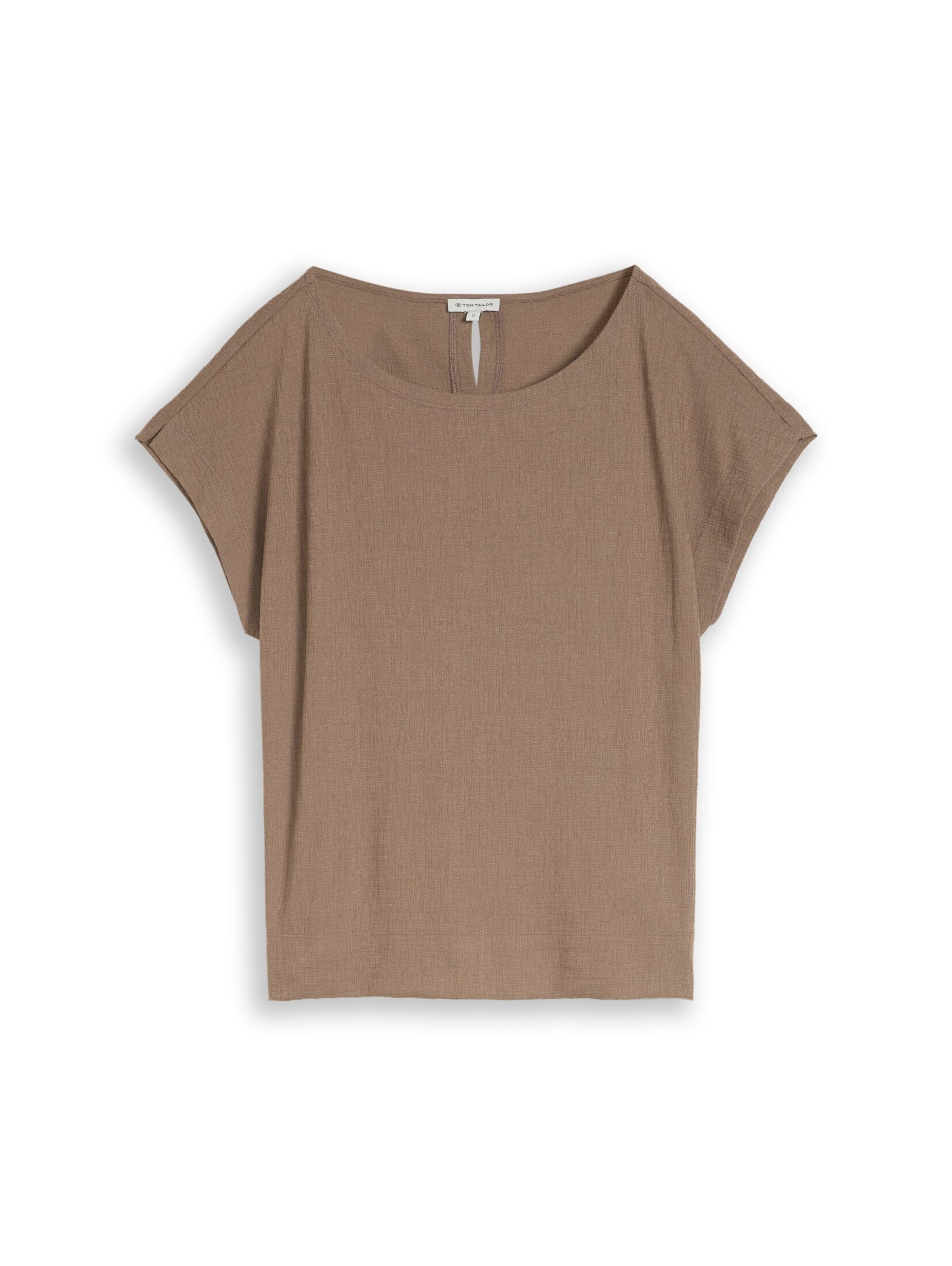 TOM TAILOR Shirt in Brown: front