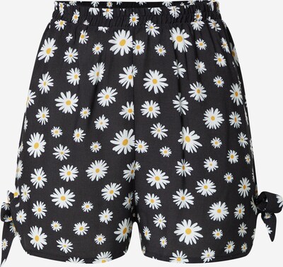 ABOUT YOU Shorts 'Leonique' in gelb / schwarz / weiß, Produktansicht