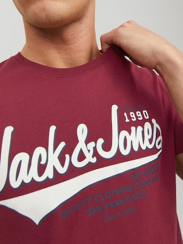 JACK & JONES قميص بلون بنفسجي