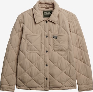 Veste mi-saison Superdry & Co en beige : devant