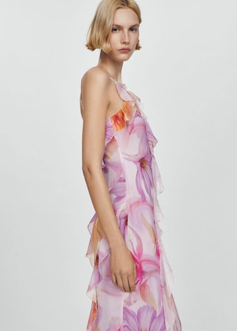 MANGO Letné šaty 'Azalea' - fialová