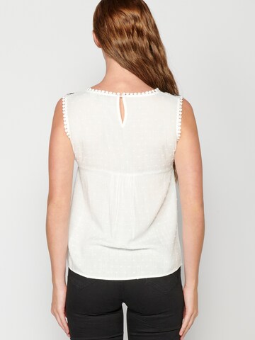 KOROSHI Bluse i hvid