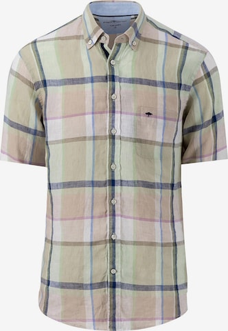 FYNCH-HATTON Button Up Shirt in Green: front