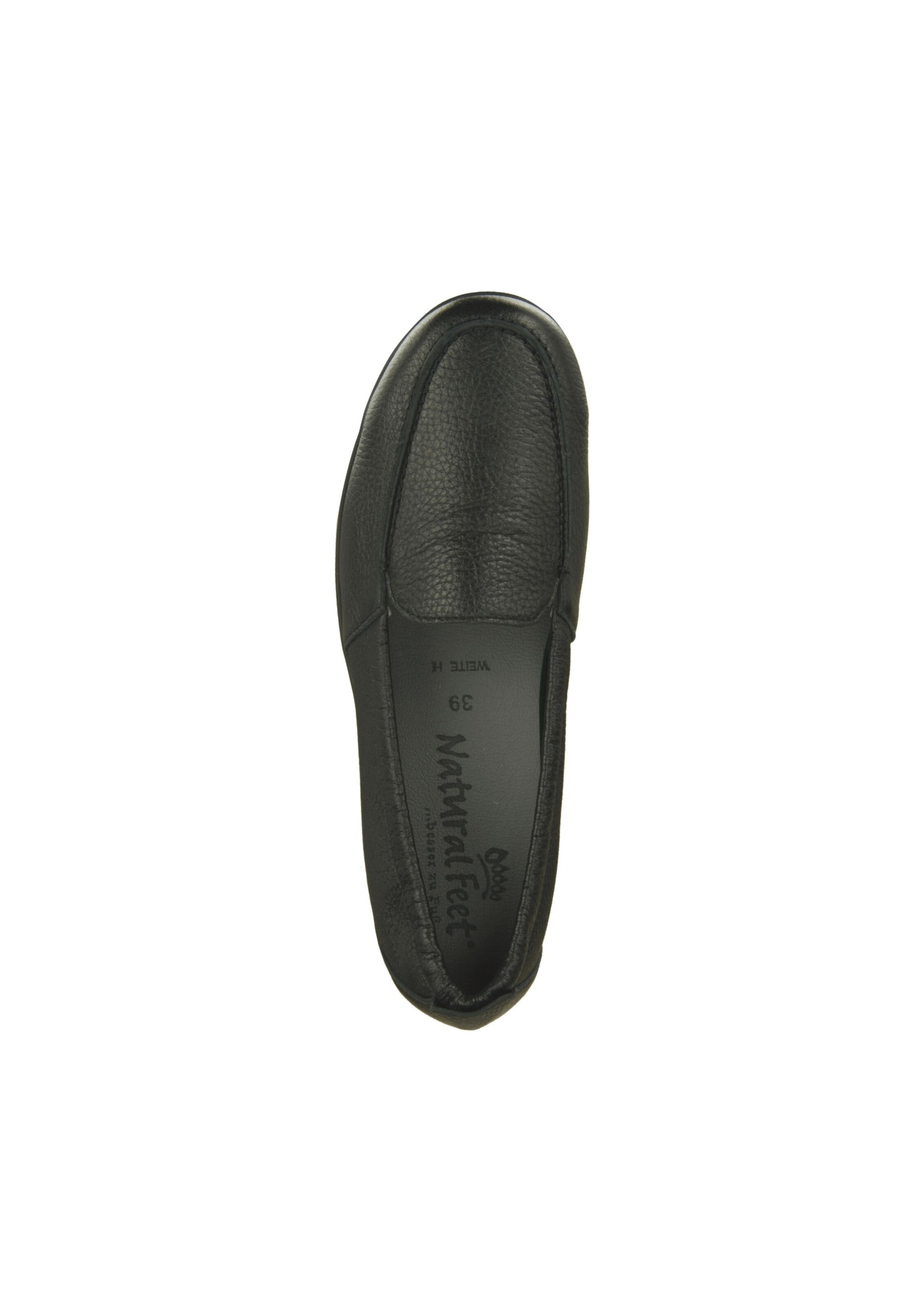 Natural Feet Moccasin 'Marie' in Black