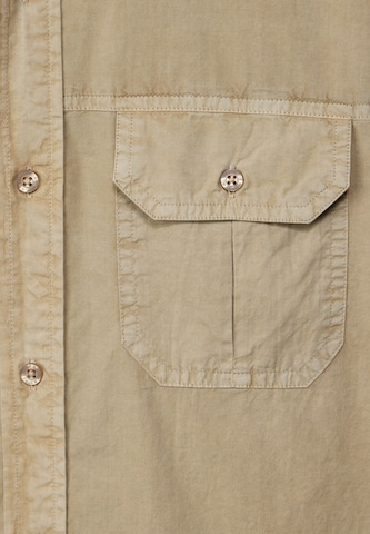 Street One MEN Regular Fit Hemd in Braun