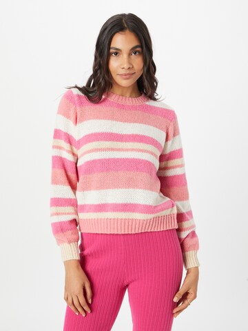 Pull-over 'Karmen' PIECES en rose : devant