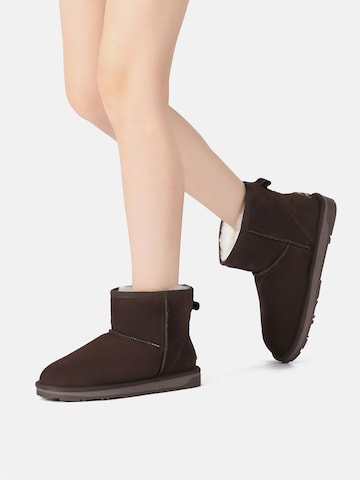 Everau Nízke čižmy 'Emu' - Hnedá