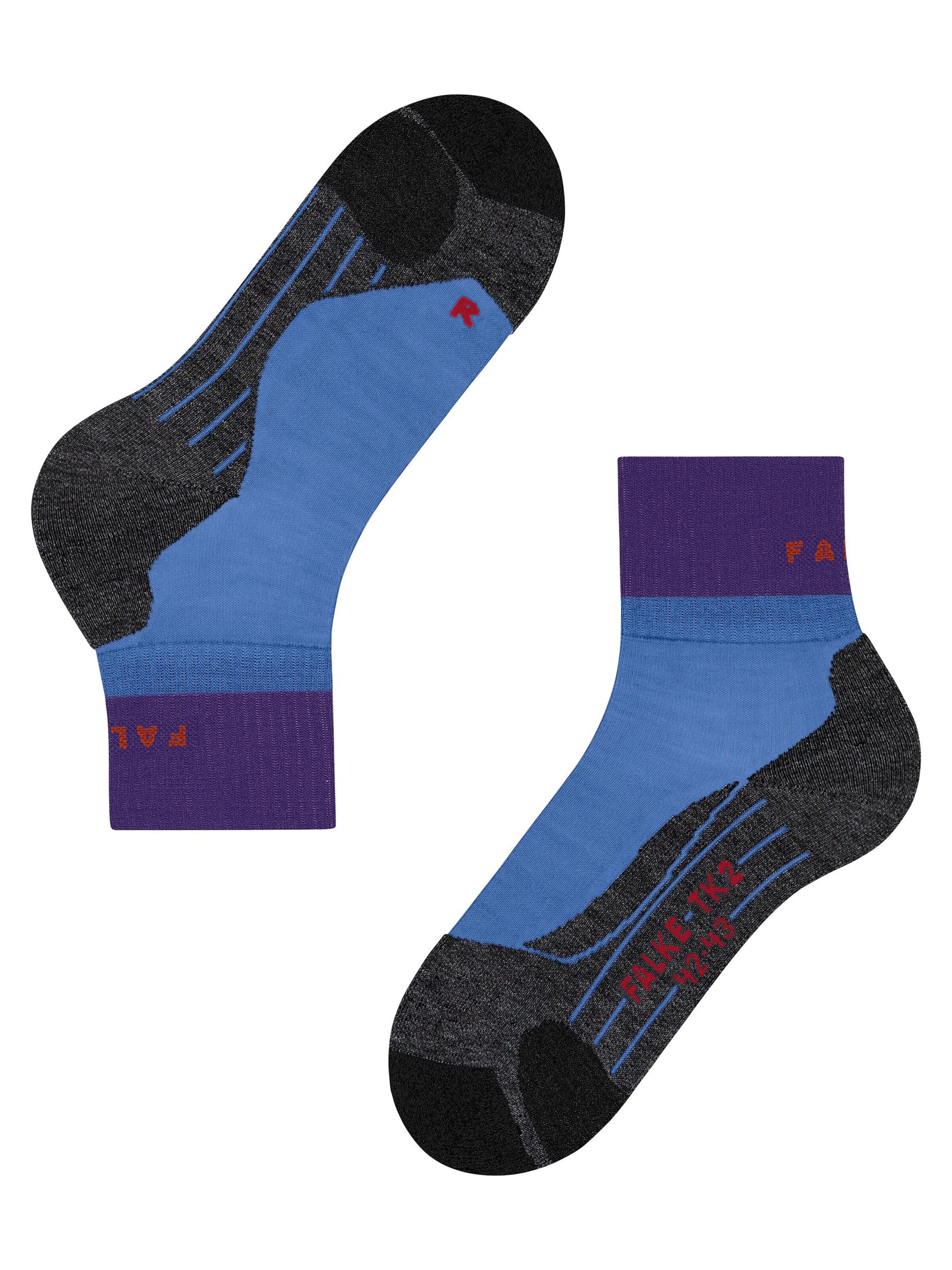 FALKE Sportsocken 'TK2 Explore Short'‌‌‌‌‌‌‌‌‌ in Blau