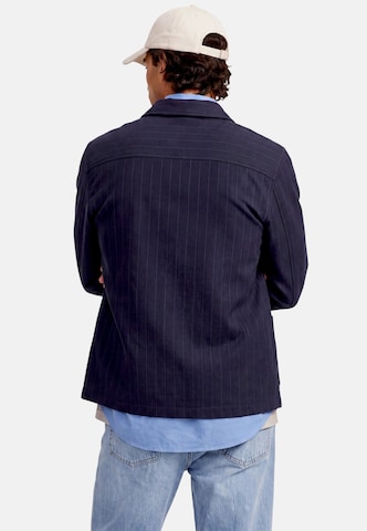 zero Regular Fit Hemd in Blau