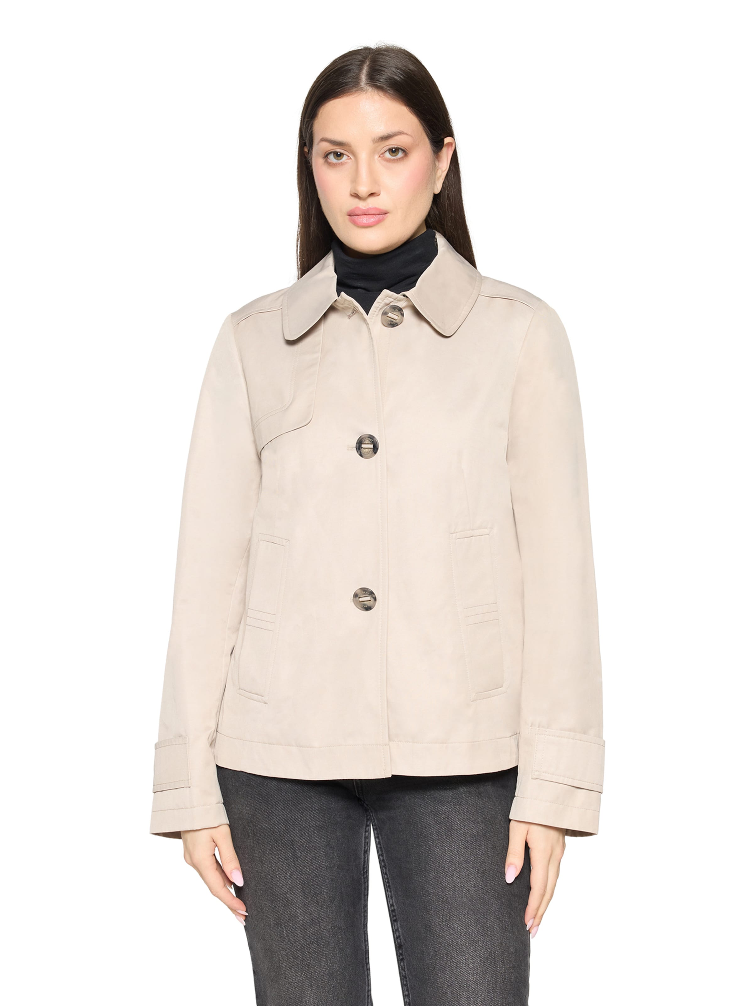 GIL BRET Between-Season Jacket in Beige: front