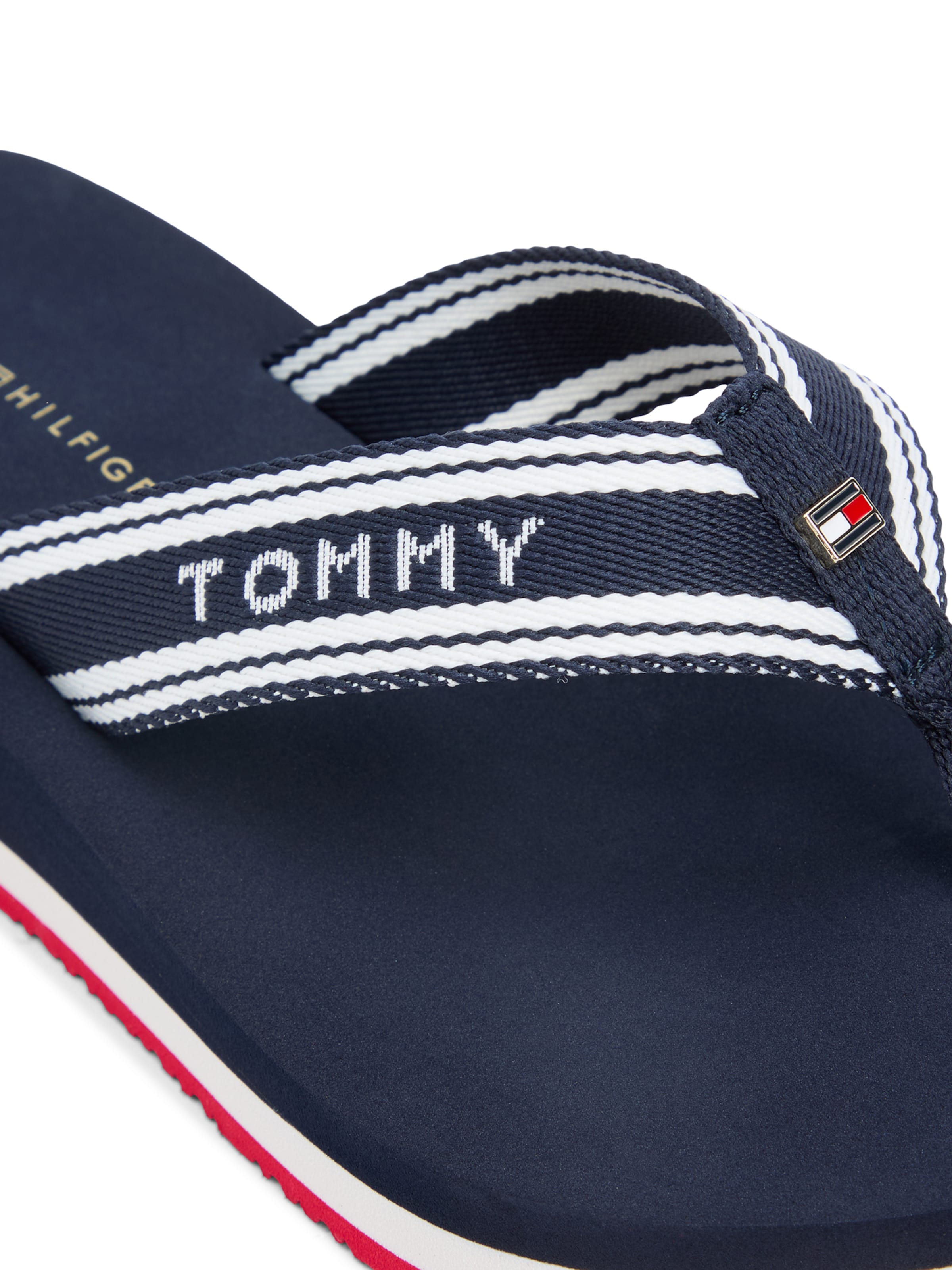 TOMMY HILFIGER Ujjelválasztó-pántos szandál - kék