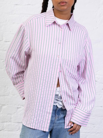BROKE + SCHÖN Bluse 'Oversize Bluse in Rosa'‌‌‌‌‌‌‌‌‌‌ in Pink