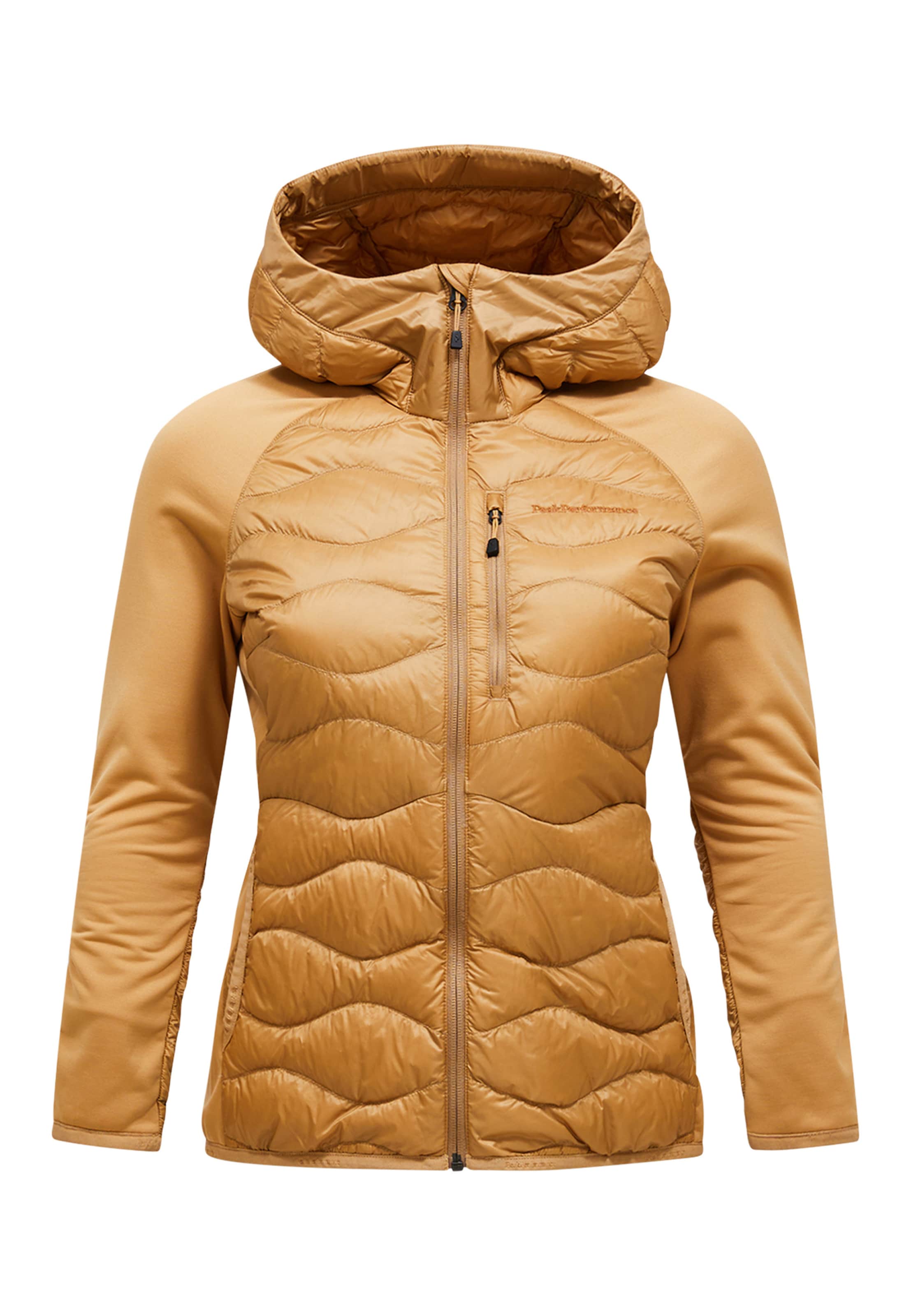 PEAK PERFORMANCE Outdoorjas in Bruin: voorkant