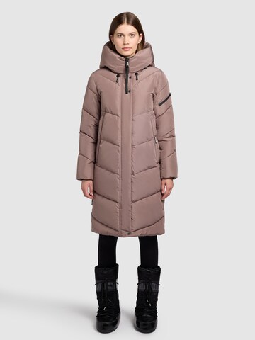 khujo Mantel 'Jange' in Braun