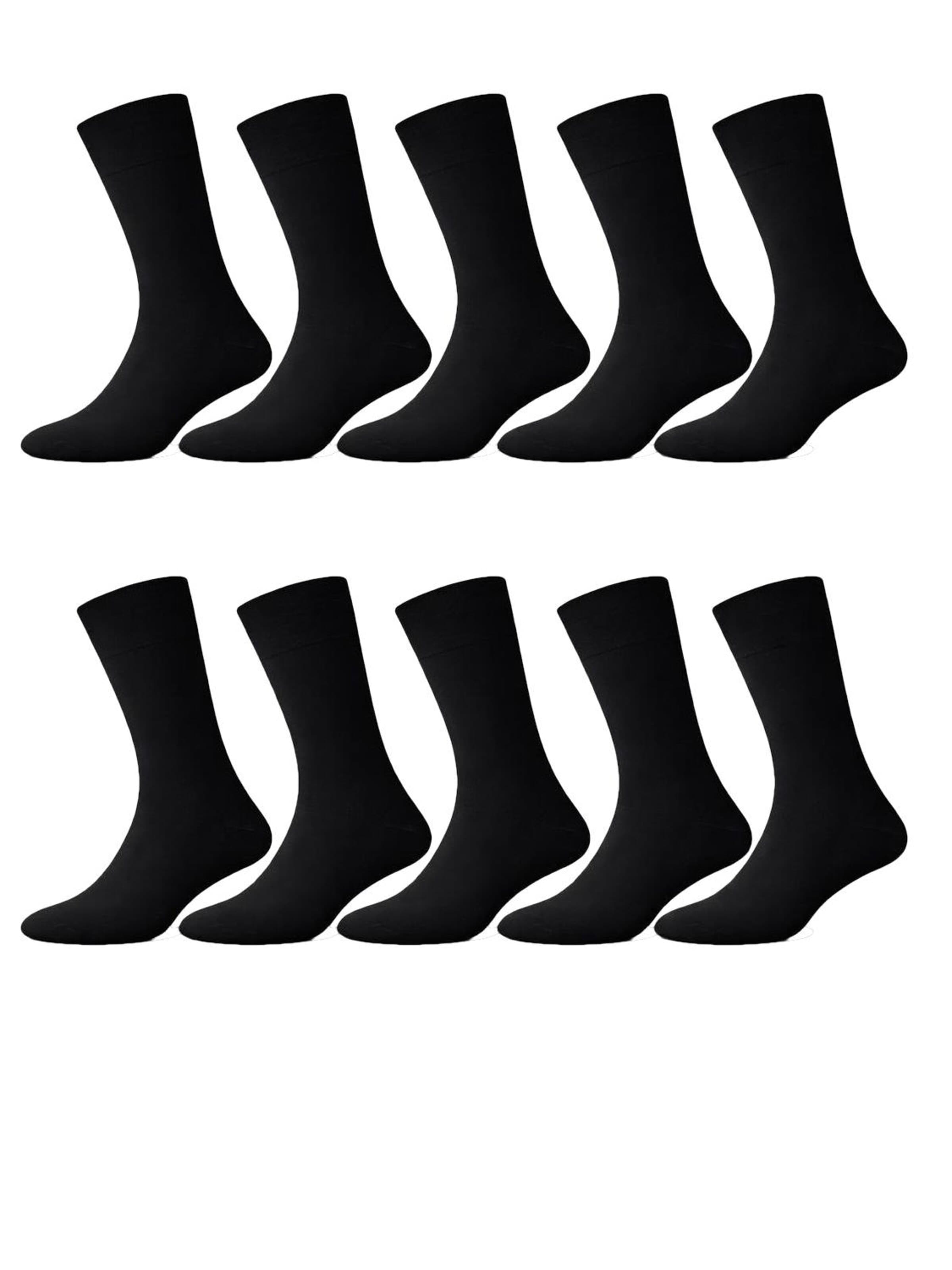 Cocain Underwear Socks in Black: front