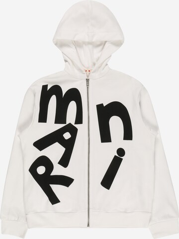 Marni Sweatjacke in Weiß: predná strana