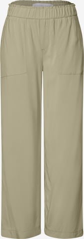 Street One Studio Loose fit Pants in Green: front