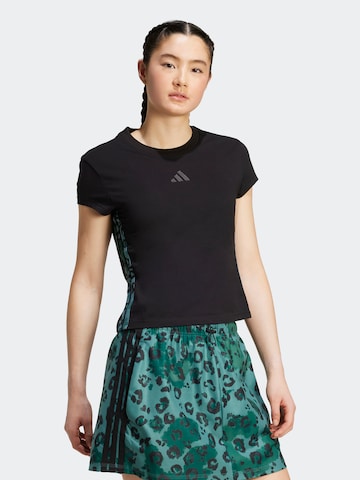 ADIDAS SPORTSWEAR Funktionsbluse i sort: forside