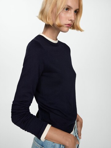 MANGO Sweater 'PACO' in Blue