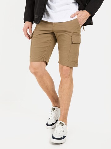CAMEL ACTIVE - regular Pantalón cargo en beige: frente
