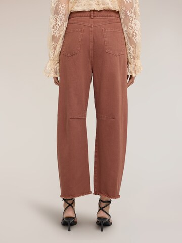 MOTIVI Loose fit Trousers in Brown