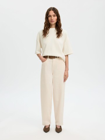 T-shirt oversize 'SLFTenny' SELECTED en blanc