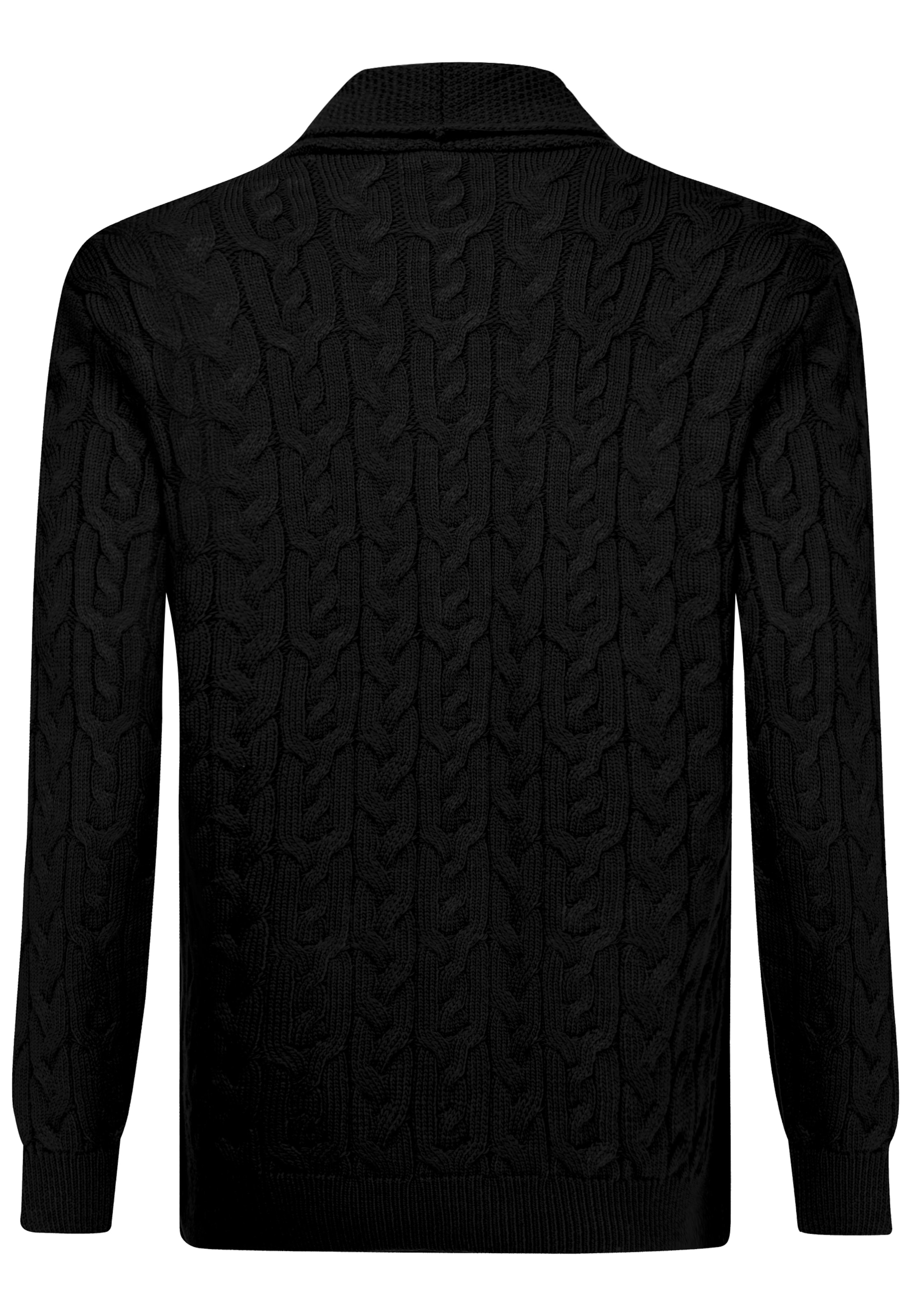 Jimmy Sanders Pullover in Schwarz