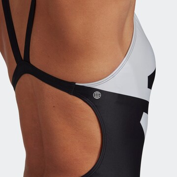 ADIDAS PERFORMANCE Active Swimsuit 'Logo Graphic' in Black