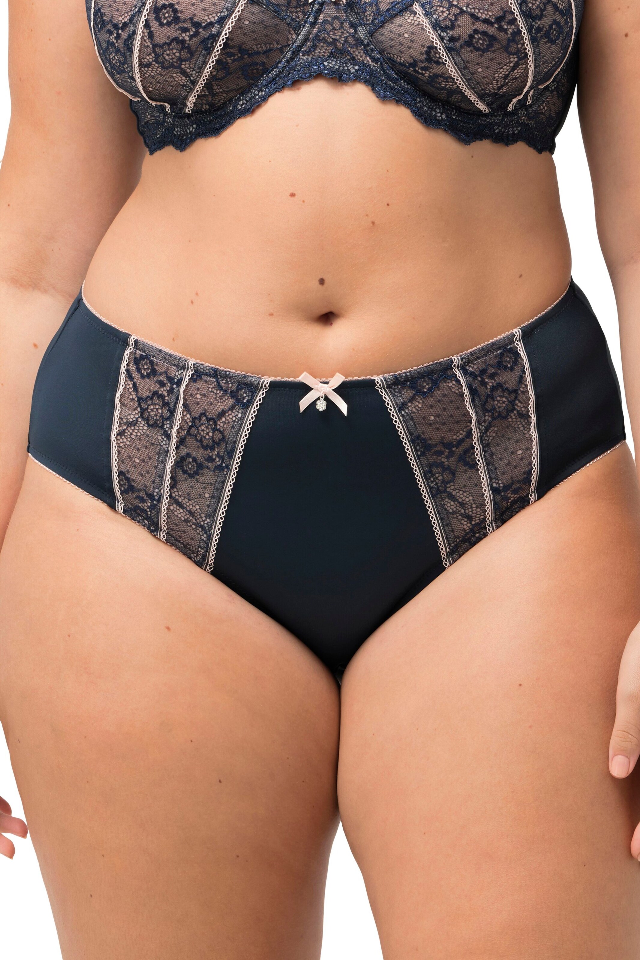 Ulla Popken Slip in Blue: front