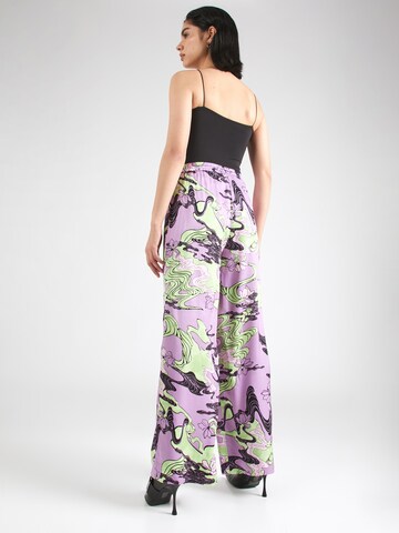 Wide Leg Pantalon 'WANDA' NÜMPH en violet