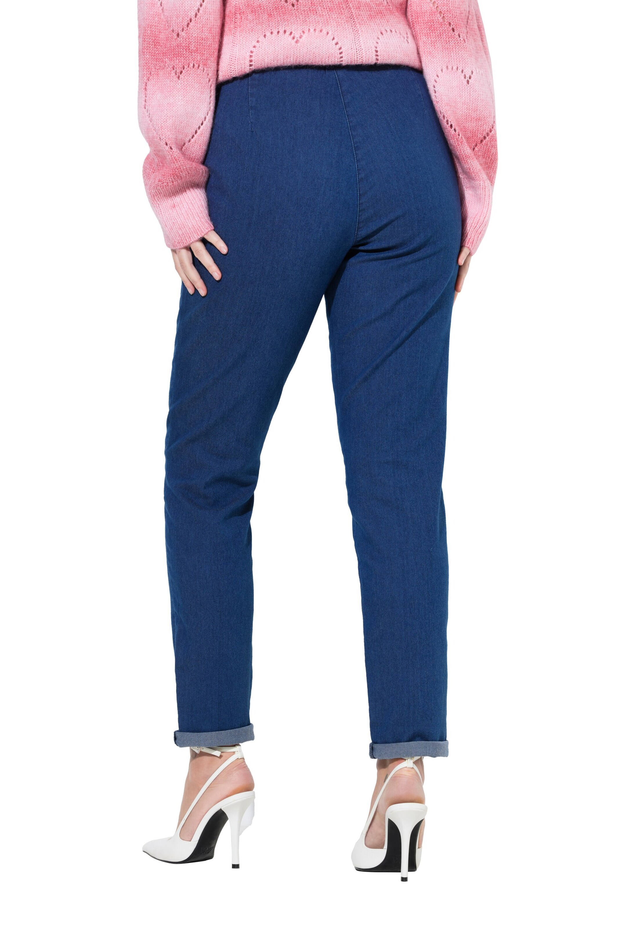 MIAMODA Regular Hose in Blau